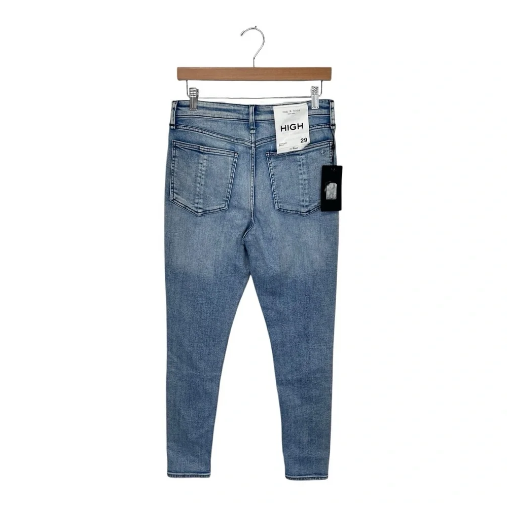NWT Rag & Bone | Nina High Rise Skinny in Venus Stretch Denim Jeans 24‎